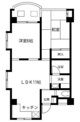 パティオ126の物件間取画像